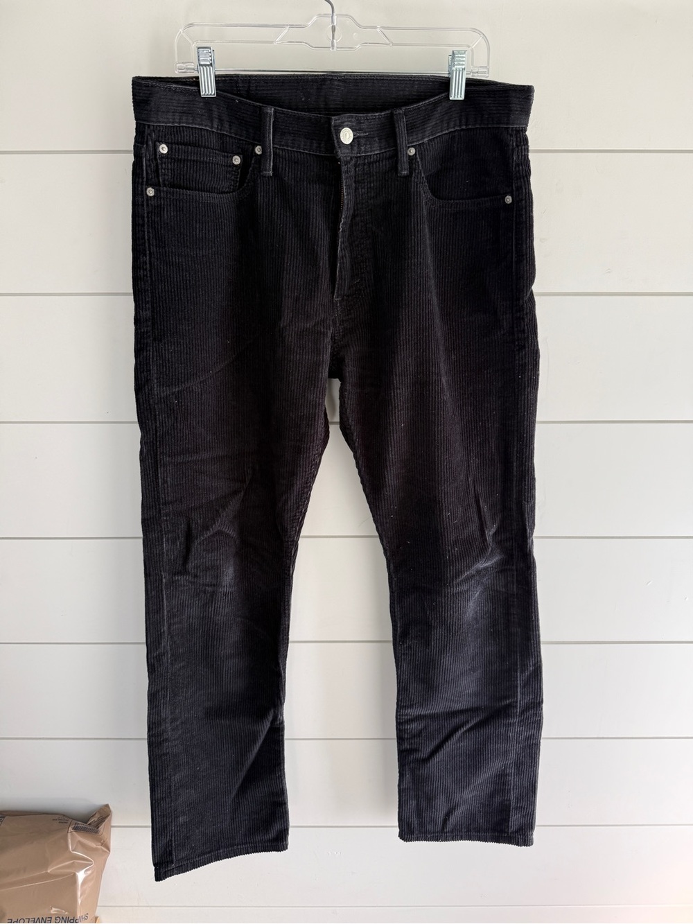 Levi's Black Corduroy Pants - Straight Leg